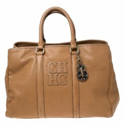 Carolina Herrera Caramel Leather Matteo Tote Women - Brown