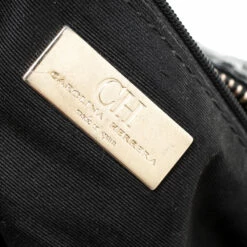 Carolina Herrera Black Monogram Leather Tassel Satchel Women 18 Carolina Herrera Black Monogram Leather Tassel Satchel Women -Carolina Herrera Shop luxury women carolina herrera used handbags p256243 001