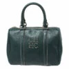 Carolina Herrera Green Leather Andy Boston Bag Women