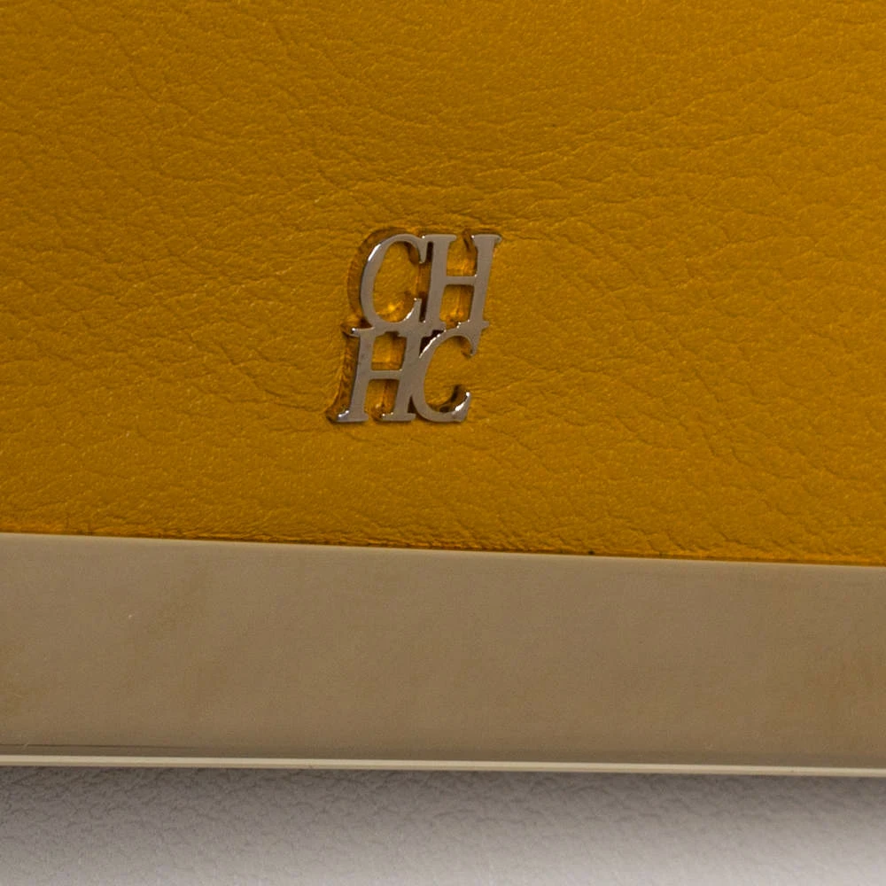 Carolina Herrera Bicolor Leather Top Handle Bag Women - Multicolor