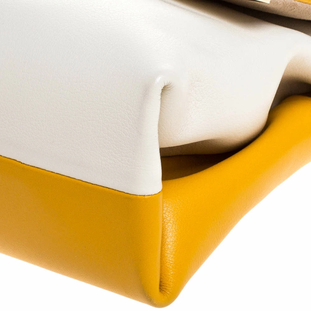 Carolina Herrera Bicolor Leather Top Handle Bag Women - Multicolor