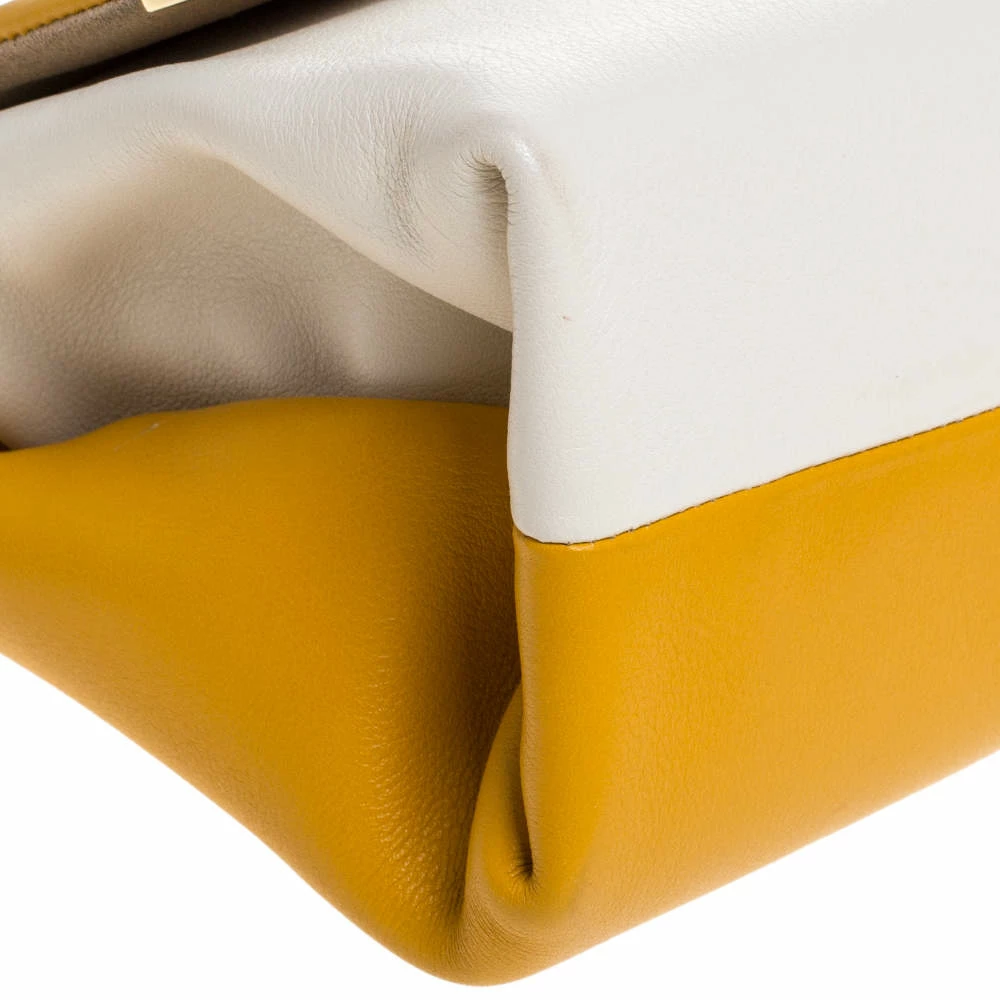 Carolina Herrera Bicolor Leather Top Handle Bag Women - Multicolor