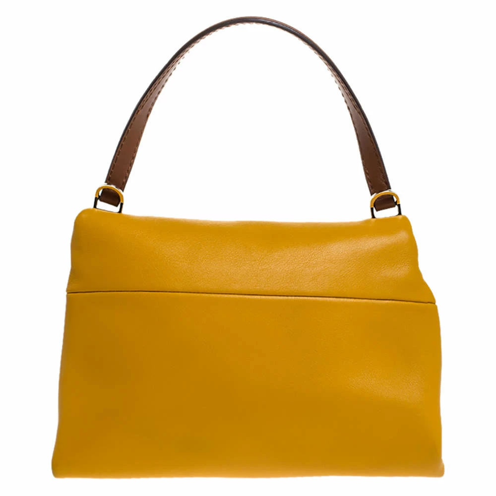 Carolina Herrera Bicolor Leather Top Handle Bag Women - Multicolor