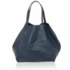 Carolina Herrera Blue Leather Matryoshka Tote Women