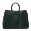 Carolina Herrera Green Leather Andy Tote Women
