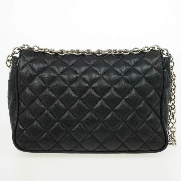 Carolina Herrera Black Quilted Flap Bag Women