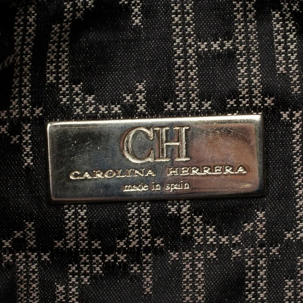 Carolina Herrera Black Quilted Flap Bag Women