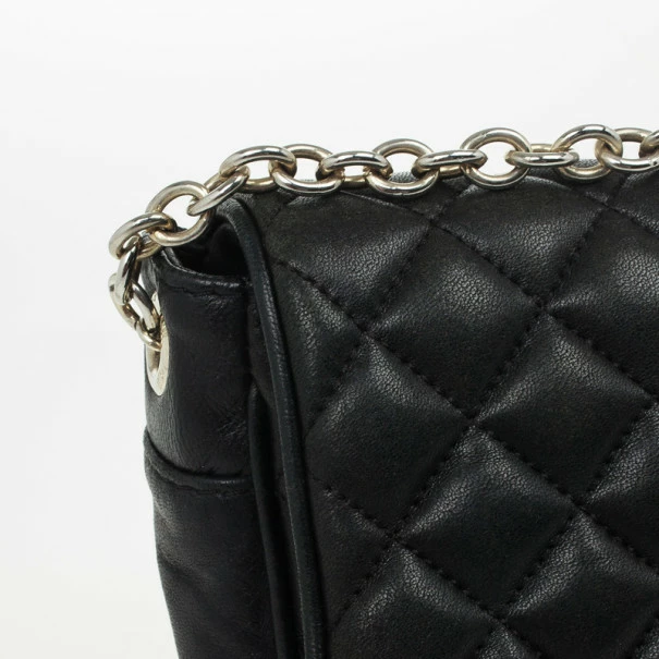 Carolina Herrera Black Quilted Flap Bag Women