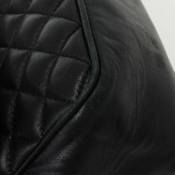 Carolina Herrera Black Quilted Flap Bag Women