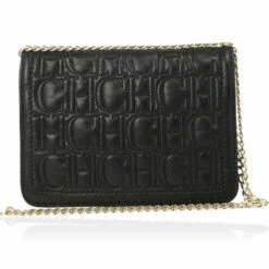 Carolina Herrera Monogram Embossed Bag Women - Black