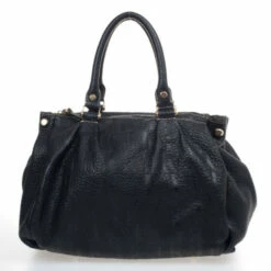 Carolina Herrera Black Monogram Boston Bag Women