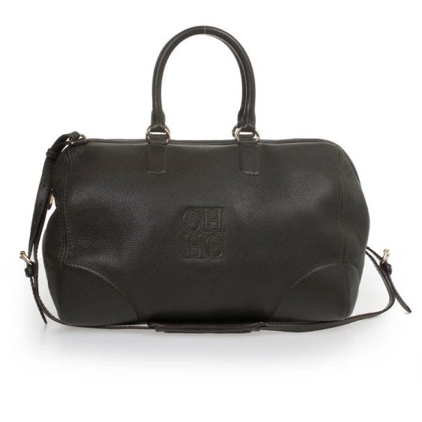 Carolina Herrera Black Boston Bag Women
