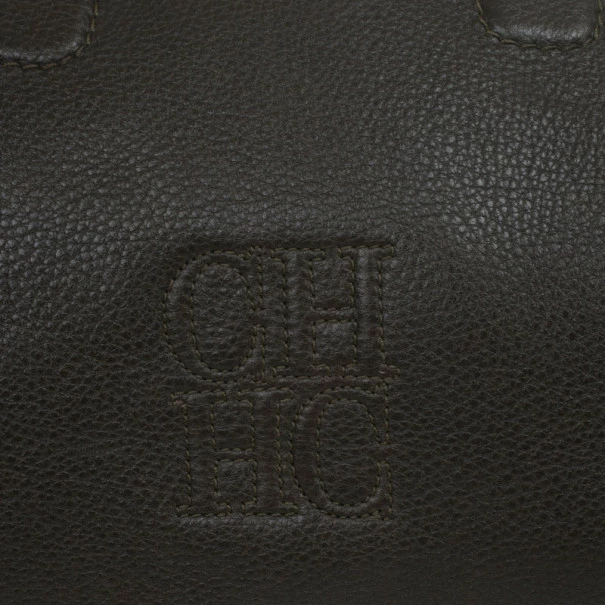 Carolina Herrera Black Boston Bag Women