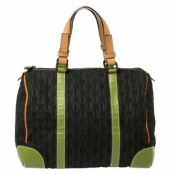 Carolina Herrera Multicolor Signature Canvas And Leather Andy Boston Bag Women