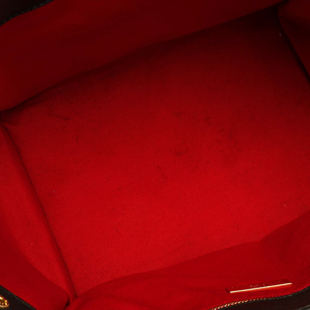 Carolina Herrera Brown Signature Coated Canvas Tote Women