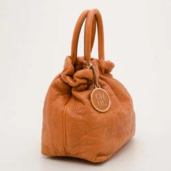 Carolina Herrera Orange Pleated Bag Women -Carolina Herrera Shop luxury women carolina herrera used handbags p37316 0003