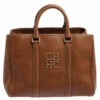 Carolina Herrera Brown Leather Matteo Tote Women
