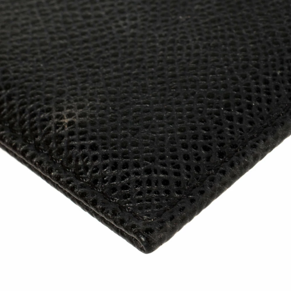 Carolina Herrera Black/Red Leather Card Holder Women