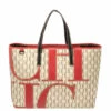 Carolina Herrera Multicolor Monogram Canvas And Leather Tote Women