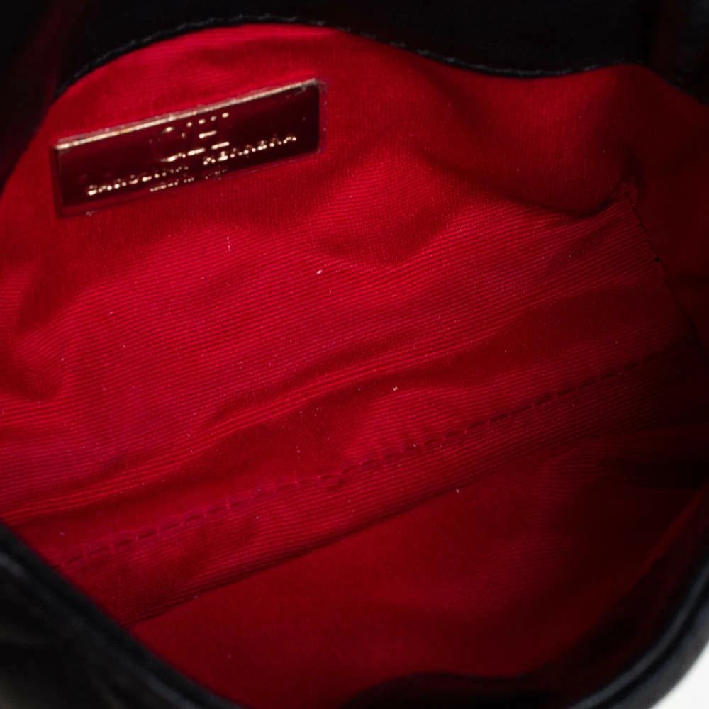 Carolina Herrera Quilted Leather Chain Crossbody Bag Women - Black