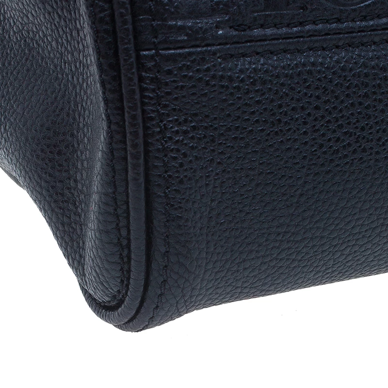 Carolina Herrera Black Leather Minueto Flap Bag Women