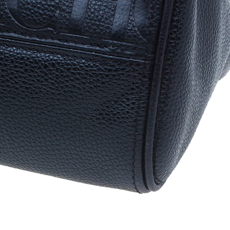 Carolina Herrera Black Leather Minueto Flap Bag Women