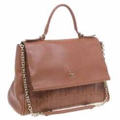 Carolina Herrera Brown Leather Minueto Flap Bag Women 19 Carolina Herrera Brown Leather Minueto Flap Bag Women -Carolina Herrera Shop luxury women carolina herrera used handbags p51183 003