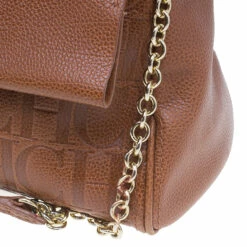 Carolina Herrera Brown Leather Minueto Flap Bag Women 25 Carolina Herrera Brown Leather Minueto Flap Bag Women -Carolina Herrera Shop luxury women carolina herrera used handbags p51183 009