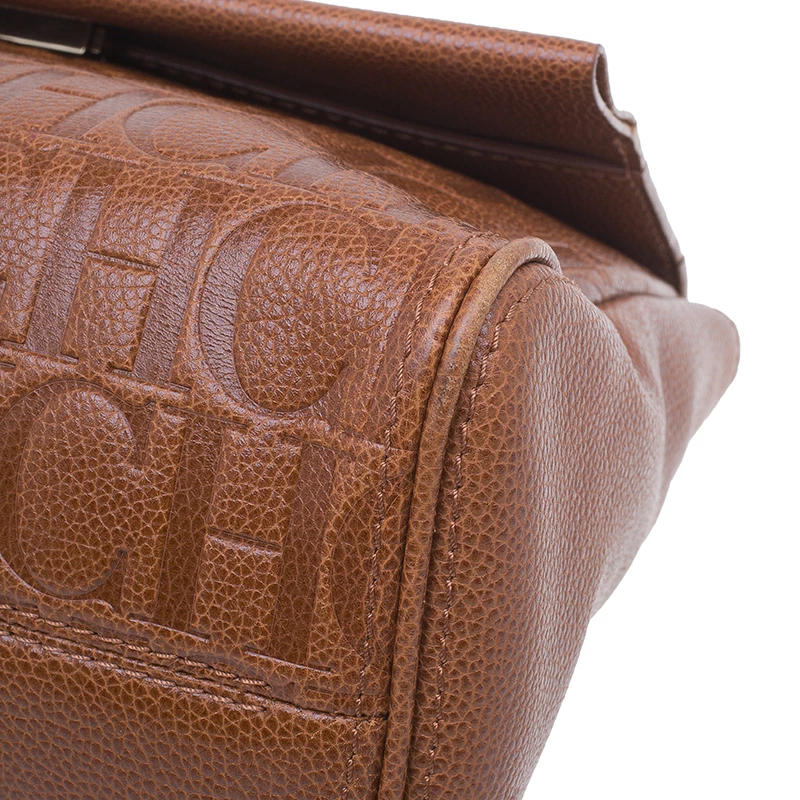 Carolina Herrera Brown Leather Minueto Flap Bag Women 13 Carolina Herrera Brown Leather Minueto Flap Bag Women - Image 13