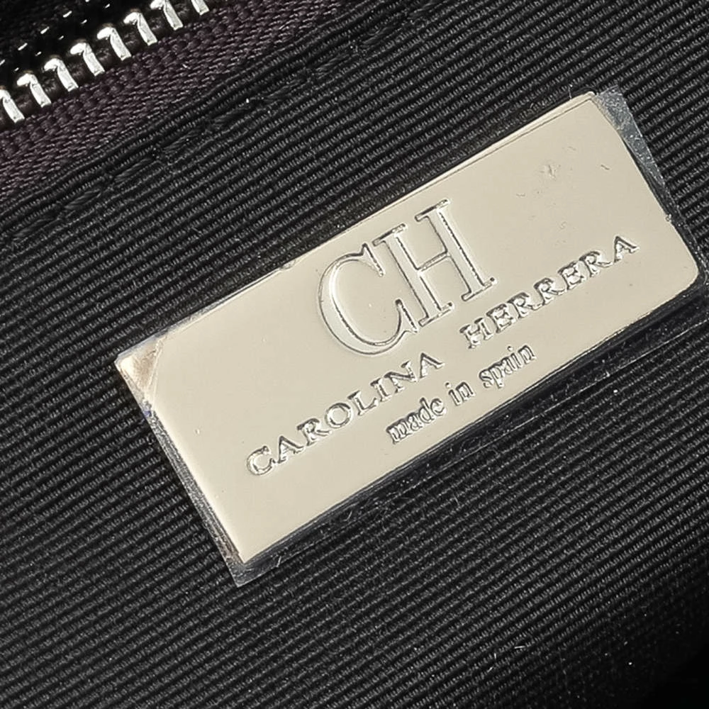 Carolina Herrera Blue Leather Tote Women