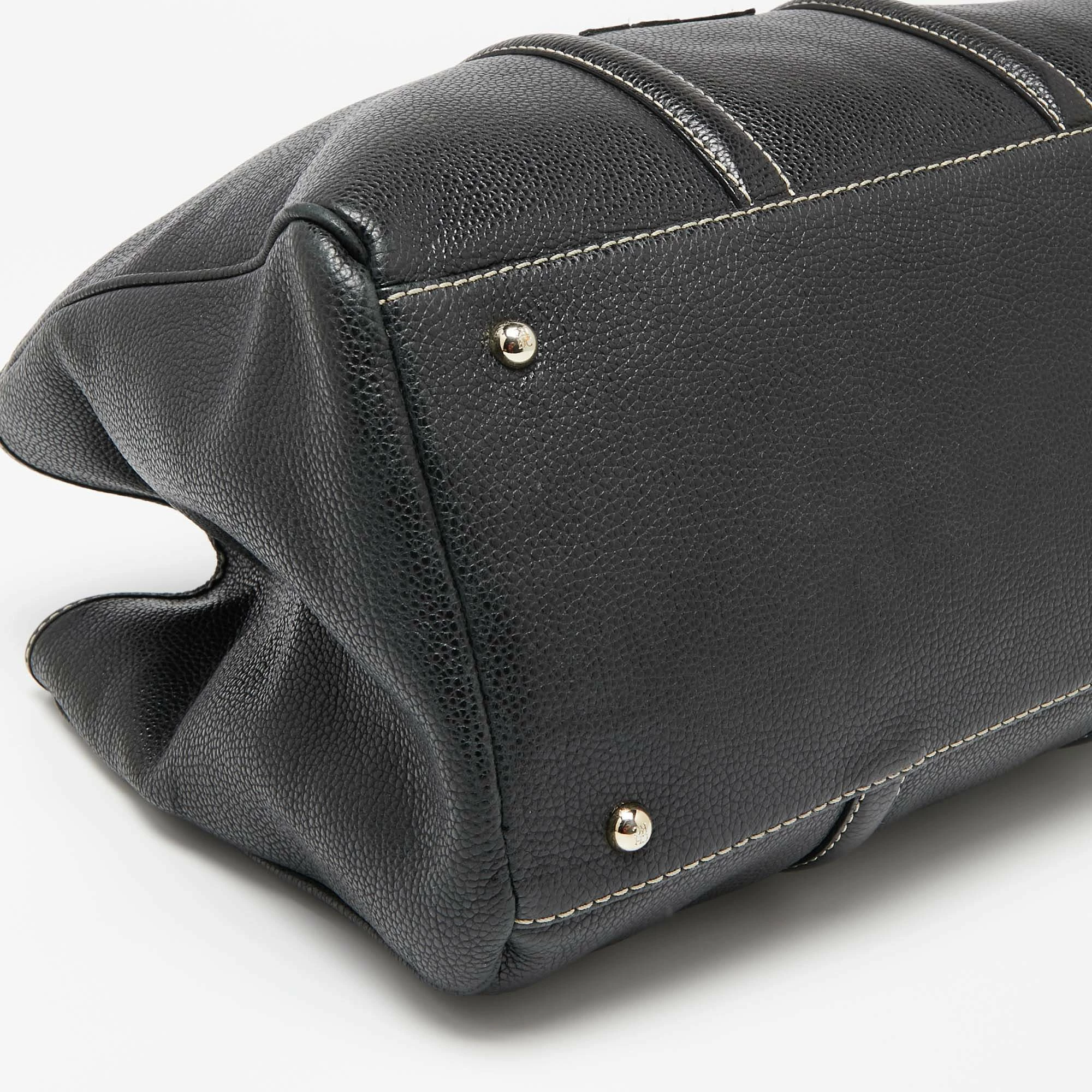 Carolina Herrera Black Leather Large Matteo Tote Women 10 Carolina Herrera Black Leather Large Matteo Tote Women - Image 10