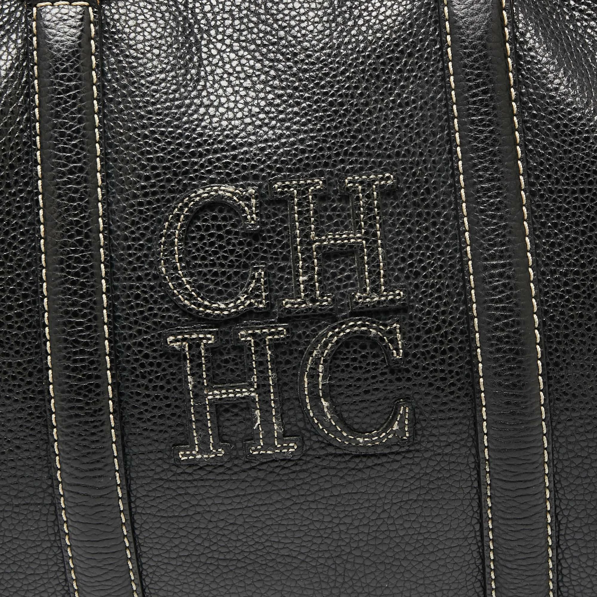Carolina Herrera Black Leather Large Matteo Tote Women 5 Carolina Herrera Black Leather Large Matteo Tote Women - Image 5