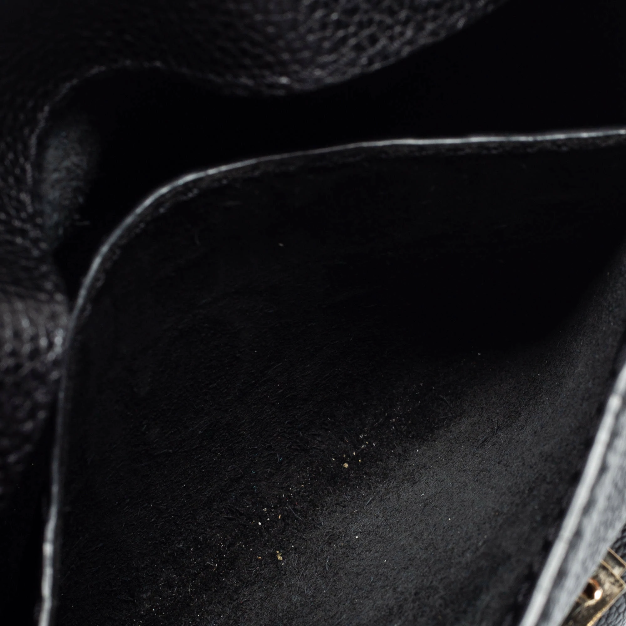 Carolina Herrera Black Leather Mini Minuetto Flap Top Handle Bag Women