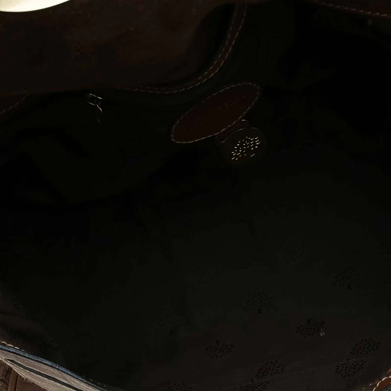 Carolina Herrera Mulberry Brown Leather Alexa Shoulder Bag Women