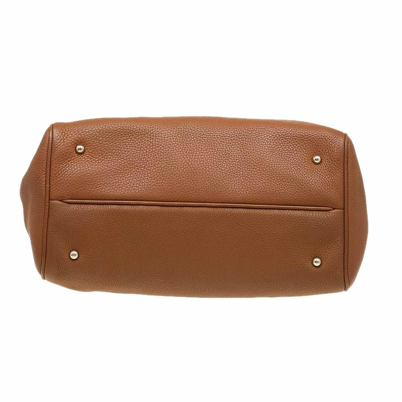 Carolina Herrera Brown Leather Tote Women