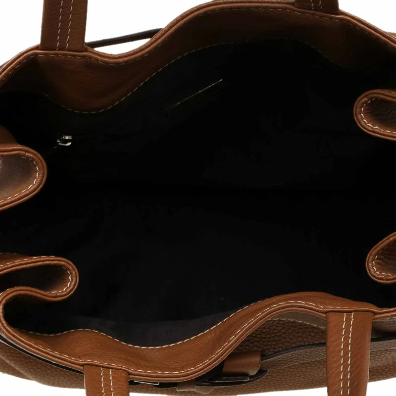 Carolina Herrera Brown Leather Tote Women