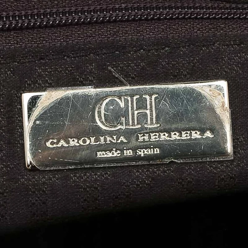 Carolina Herrera Brown Leather Tote Women