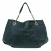 Carolina Herrera Green Monogram Embossed Dahlia Hobo Women