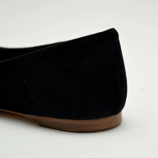 Carolina Herrera Red and Black Ballerina Flats Size 38 Women - Black,red