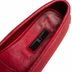 Carolina Herrera Red Leather Slip On Loafers Size 39 Women 14 Carolina Herrera Red Leather Slip On Loafers Size 39 Women -Carolina Herrera Shop luxury women carolina herrera used shoes p458902 008