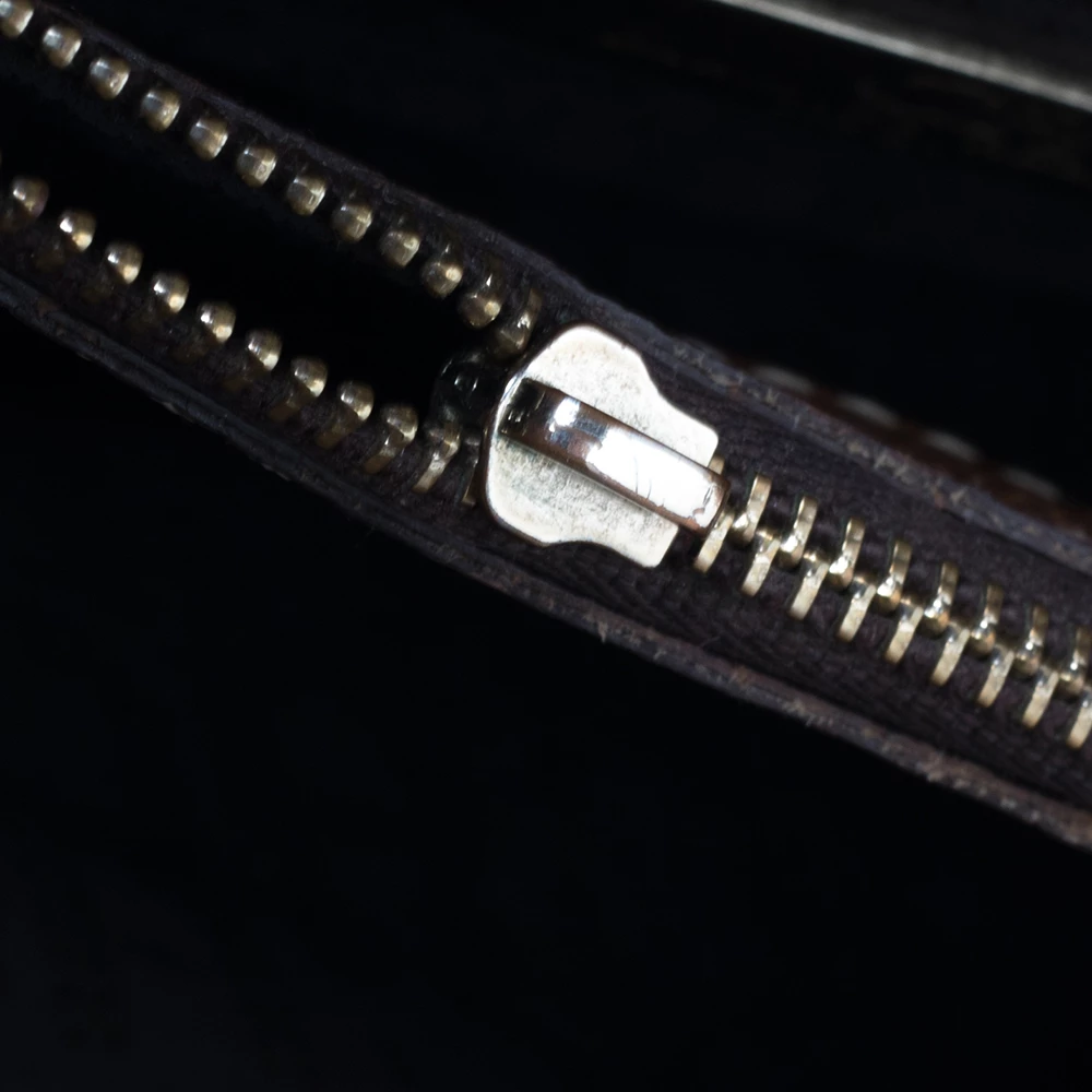 Carolina Herrera Brown Pebbled Leather Small Matteo Tote Women