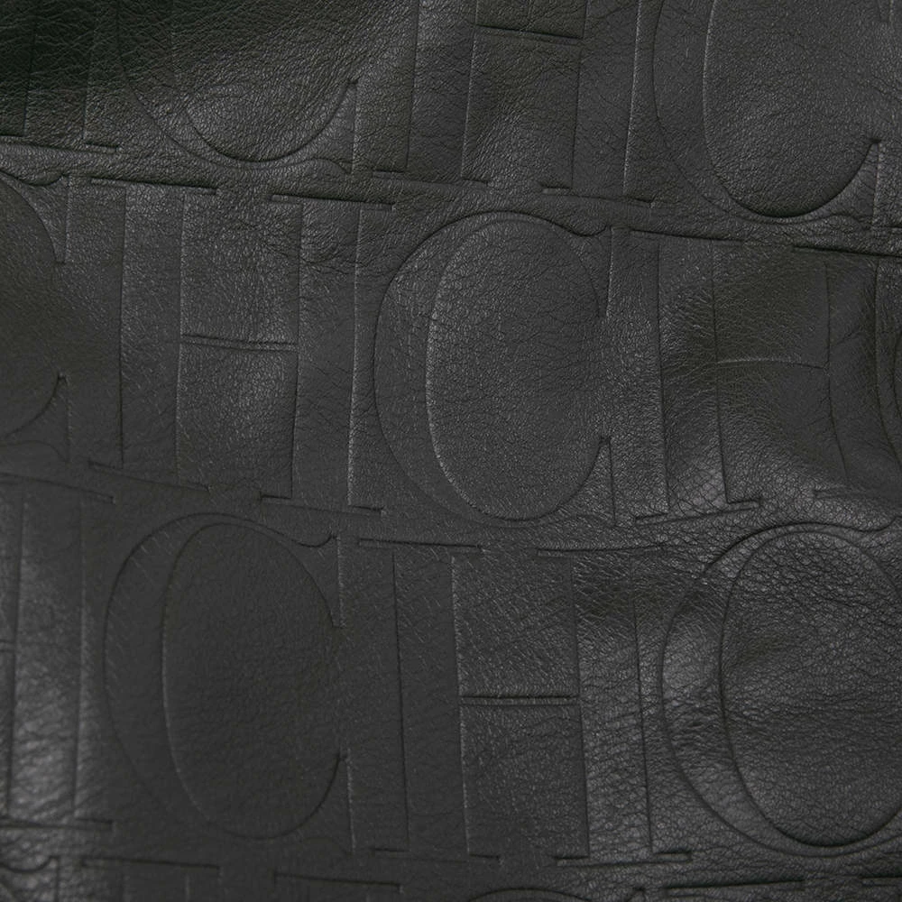 Carolina Herrera Green Monogram Leather Matryoshka Tote Women